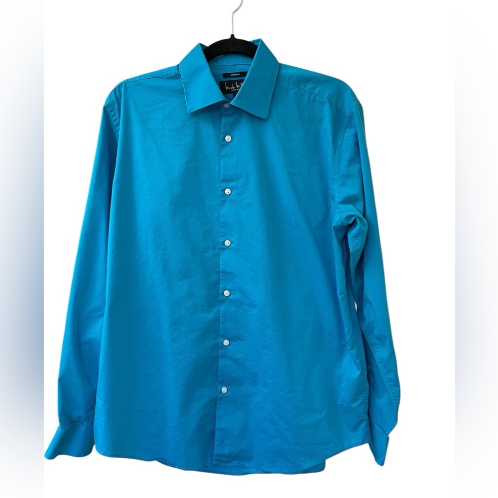 Men's Blue Dress Shirt